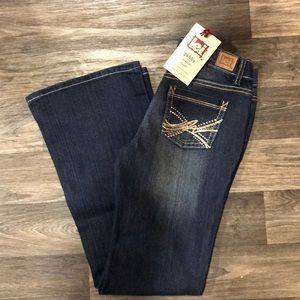 Girls LEI Gabby lowrise flare size 12